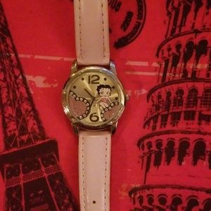 Pink Betty Boop Watch